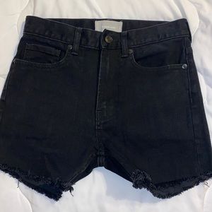 Everlane Black Boyfriend Jean shorts